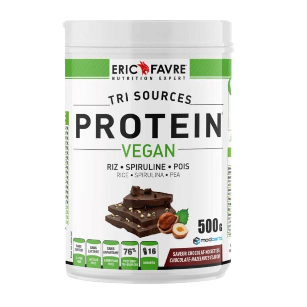Proteína Vegana Chocolate Y Avellanas - 500g Eric Favre