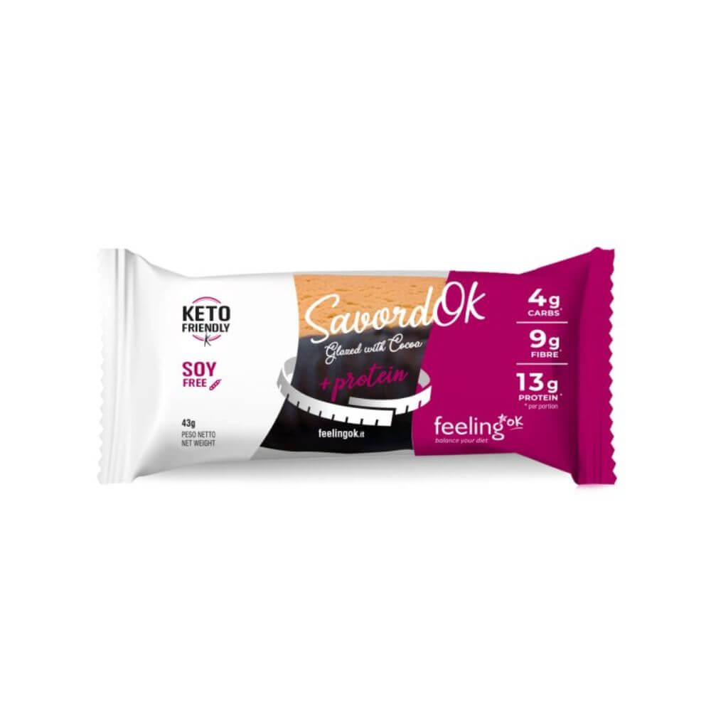 Savordok COCO cubierto con galleta de proteína de cacao a la unidad FeelingOk