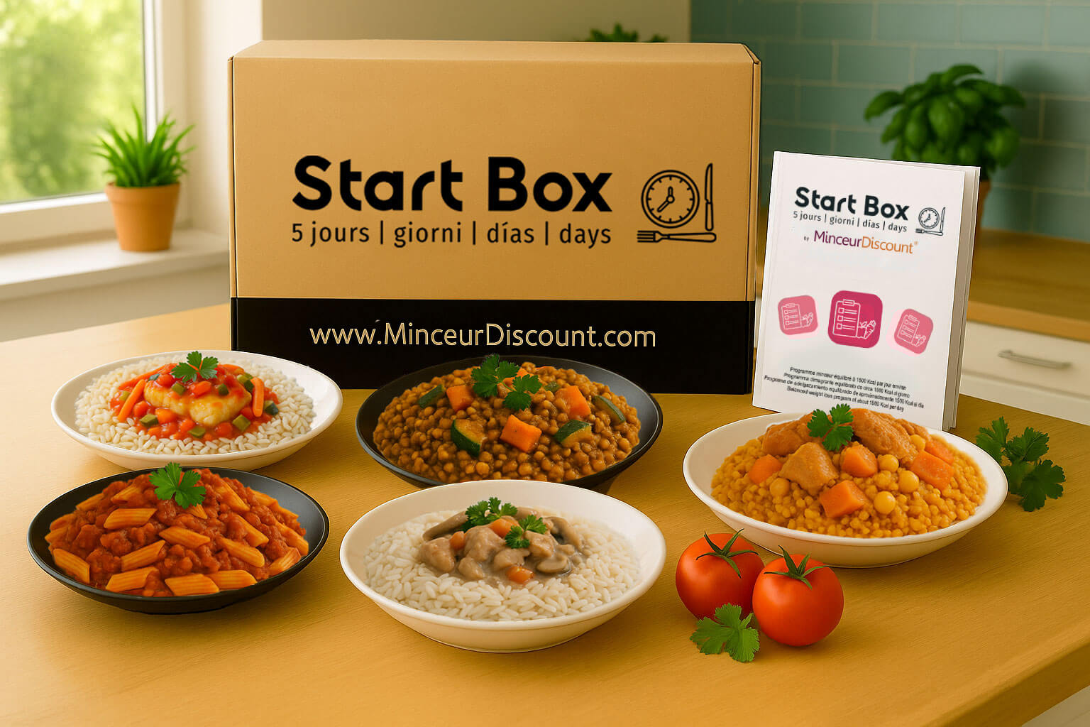 StartBox 5 dias Platos Preparados Adelgazantes – 10 platos + programa completo a precio increíble