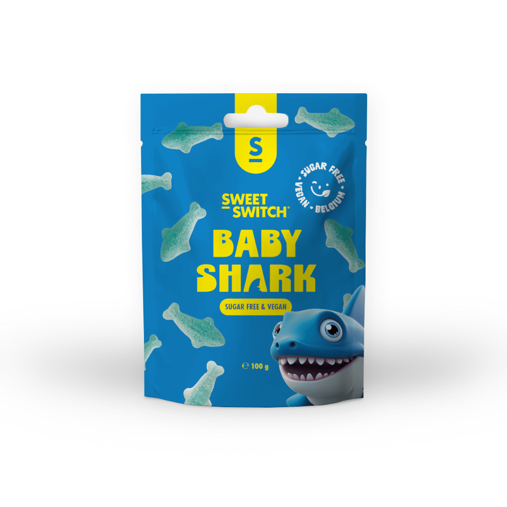 Caramelos sin azúcar Keto Baby Shark Sweet-Switch 100 g