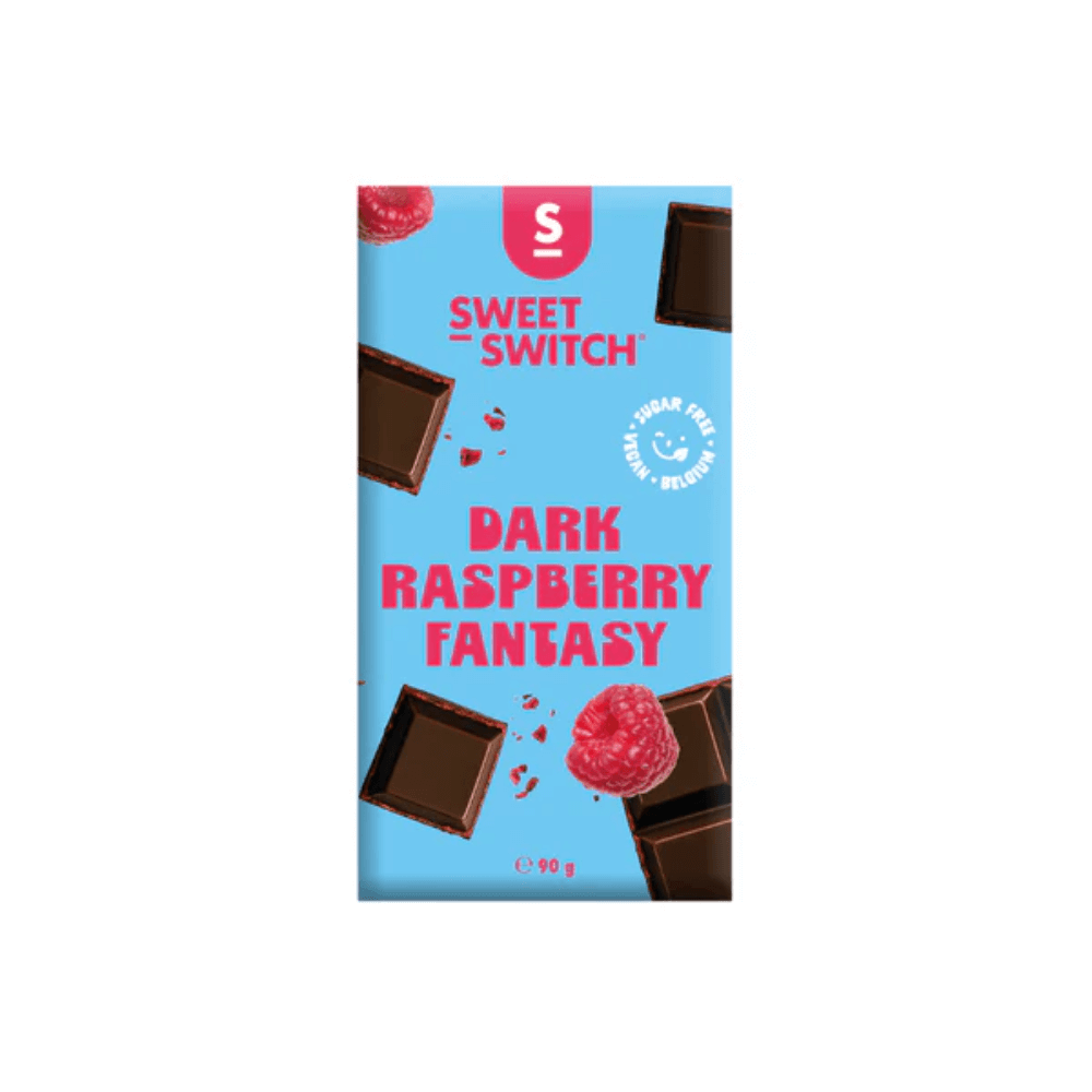 Tableta de chocolate negro Frambuesa Keto Sweet-Switch 90g