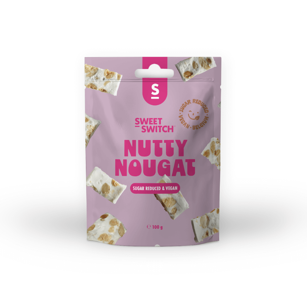 Nutty Nougat reducido en azúcar Sweet-Switch 100 g
