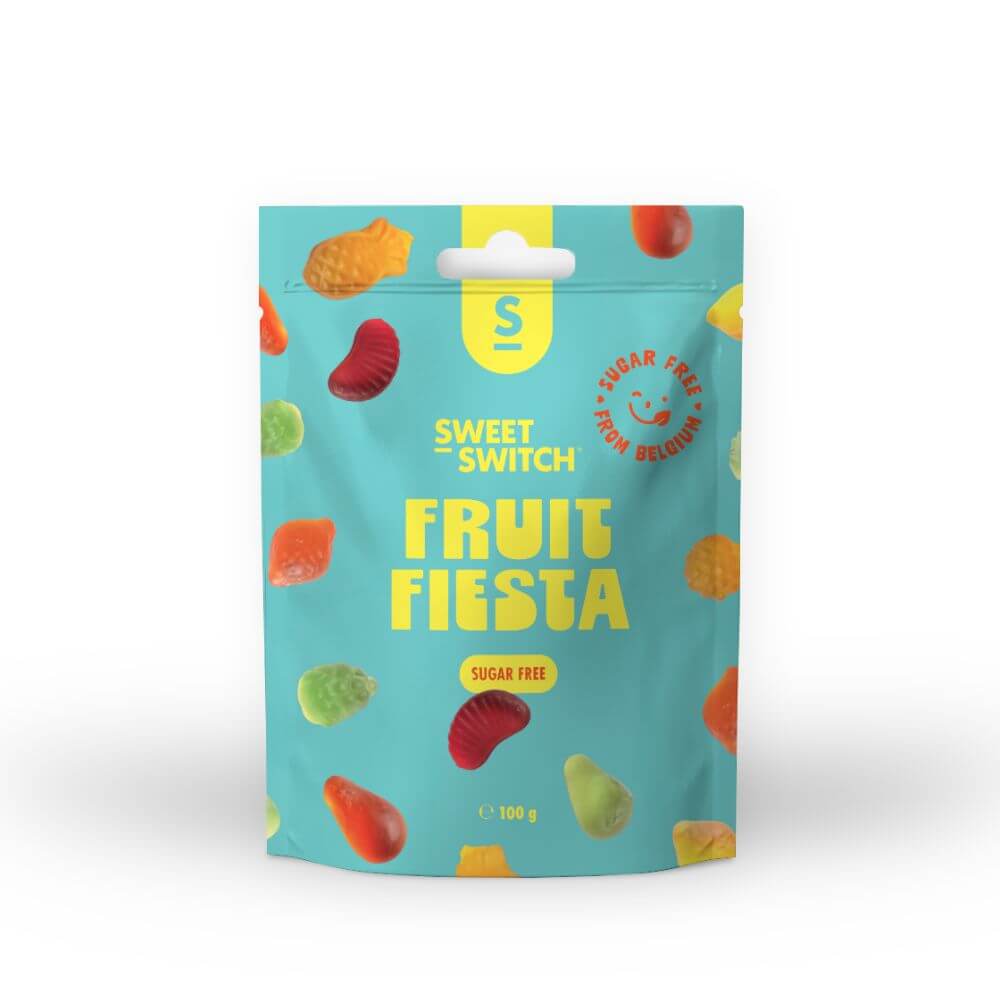 Caramelos Keto Fruit Fiesta Sweet-Switch sin azúcar 100g