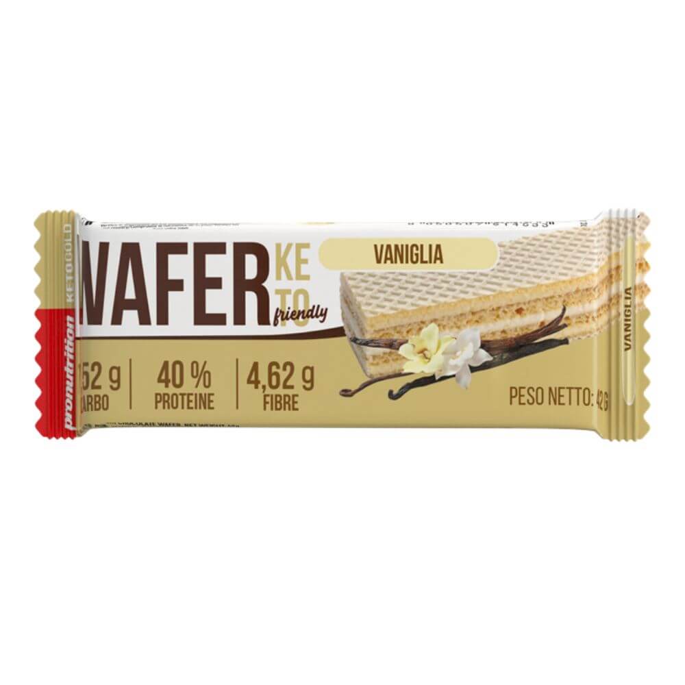 Wafer Keto Vainilla 42 g - Pronutrition